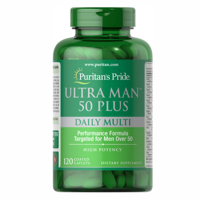 Ultra Man™ 50 Plus Daily Multi - 120caps Ultra Man™ 50 Plus Daily Multi - 120caps