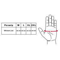 Тактичні рукавиці T-Gloves розмір L чорні