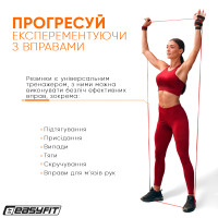 Гумова петля EasyFit ORIGIN 2–15 кг червона