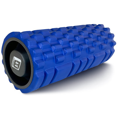 Масажний ролик EasyFit Grid Roller 33 см v.1.1 міцний масажер (синій) Масажний ролик EasyFit Grid Roller 33 см v.1.1 міцний масажер (синій)