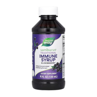 Сироп із чорною бузиною, Sambucus Original Syrup - 4 oz