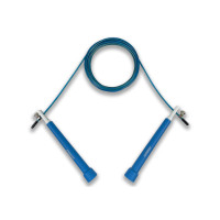 Швидкісна скакалка EasyFit Speed Cable Rope 3 м для схуднення, синя