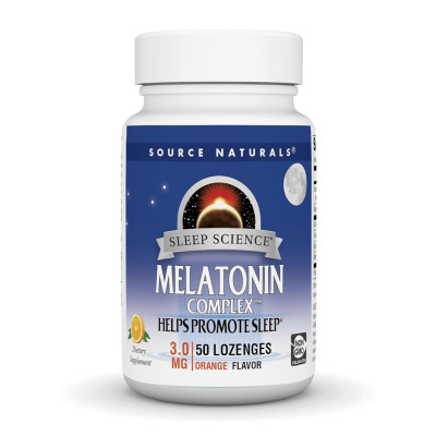 Sleep Science® Melatonin Complex™ 3 mg - 50 lozenges Orange Sleep Science® Melatonin Complex™ 3 mg - 50 lozenges Orange