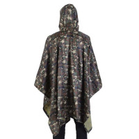 Тактичний дощовик-пончо EasyFit RainC (військовий плащ ЗСУ) камуфляж marpat
