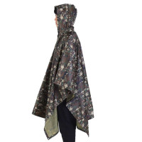 Тактичний дощовик-пончо EasyFit RainC (військовий плащ ЗСУ) камуфляж marpat