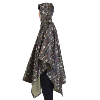 Тактичний дощовик-пончо EasyFit RainC (військовий плащ ЗСУ) камуфляж marpat