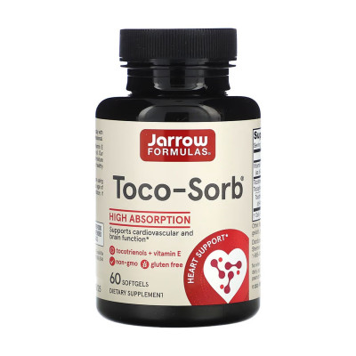 Токотриєноли та вітамін E, Toco-Sorb - 60 softgels Токотриєноли та вітамін E, Toco-Sorb - 60 softgels