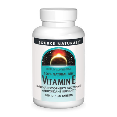 Vitamin E 400 IU D-Alpha Tocopherol - 50 tabs