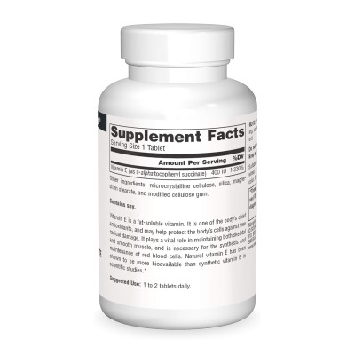 Vitamin E 400 IU D-Alpha Tocopherol - 50 tabs
