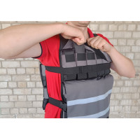 Жилет обтяжувач EasyFit Armor 18 кг набірний з кроком 0,5 кг