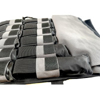 Жилет обтяжувач EasyFit Armor 18 кг набірний з кроком 0,5 кг