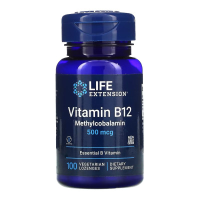 Вітамін Б12, B12 500 mcg - 100 lozenges