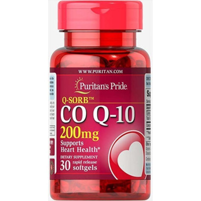 Коензим Q-10, Q-SORB™ Co Q-10 200 mg - 30caps