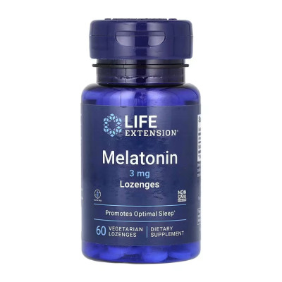 Мелатонін, Melatonin 3mg - 60 vegetarian lozenges
