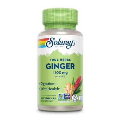 Корінь імбиру, Ginger Root 1100mg (2 serv. of 550mg) - 100 vcaps