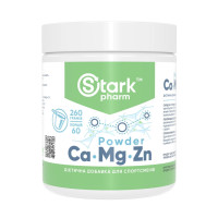 Кальцій, Магній і Цинк, Calcium Magnesium & Zinc Powder - 260g