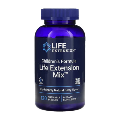 Дитячий вітамінно-мінеральний комплекс,Children's Formula Life Extension Mix™ - 120 chewable tabs