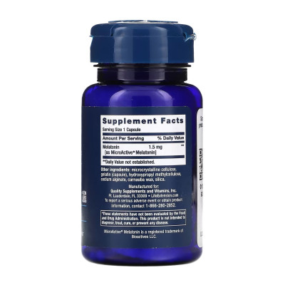 Мелатонін, Melatonin IR/XR - 60 caps