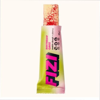 Протеїнові батончики, FIZI Protein Bar Box - 10x45g Cookie Dough + Chery