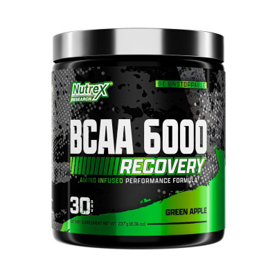 Комплекс амінокислот, BCAA 6000 - 237g Green Apple