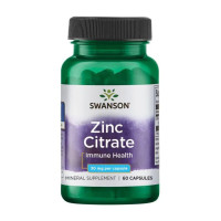 Цинк Цитрат, Zinc Citrate 30 mg - 60caps