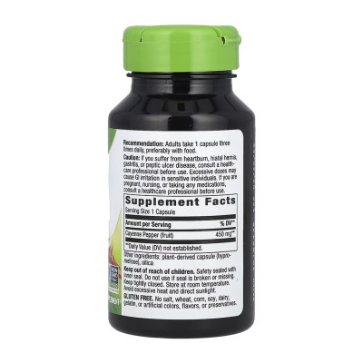 Cayenne Pepper - 100 vcaps
