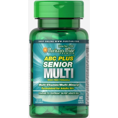 Формула мультивітамінів і мінералів, ABC Plus Multivitamin and Multi-Mineral Formula - 60 Caplets