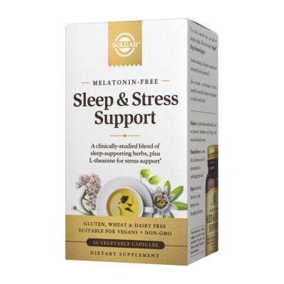Комплекс для сну та зняття стресу, Sleep & Stress Support - 30 vcaps