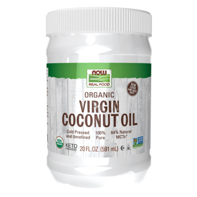 Органічна кокосова олія, Organic Coconut Oil Virgin - 20 oz Органічна кокосова олія, Organic Coconut Oil Virgin - 20 oz