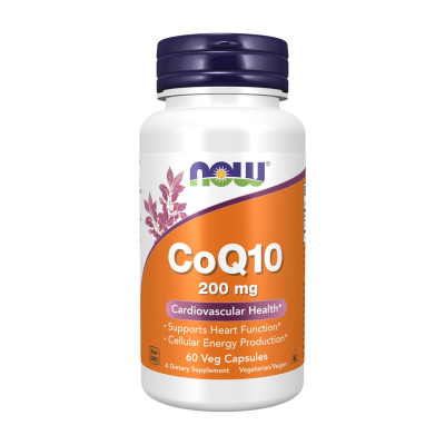 Коензим Q10, COQ10 200mg - 60 veg caps