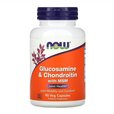 Glucosamine & Chondroitin with MSM - 90 vcaps Glucosamine & Chondroitin with MSM - 90 vcaps