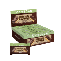 Протеїнові батончики, Vegan Double Dough Brownie - 12x60g Chocolate Chip