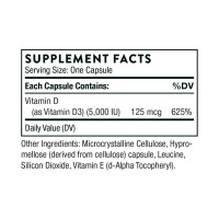 Вітамін D, Vitamin D-5000 NSF - 60 caps
