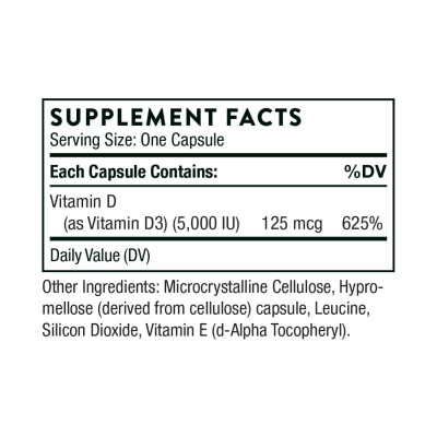Вітамін D, Vitamin D-5000 NSF - 60 caps