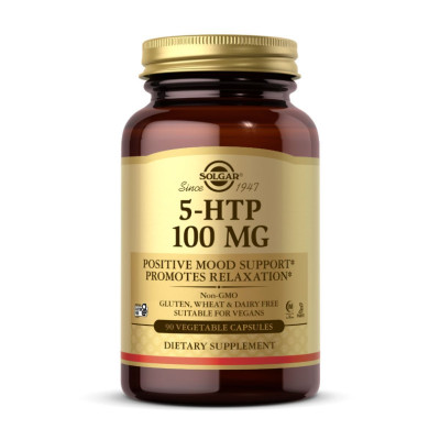 5-Гідрокситриптофан, 5-HTP 100mg - 90 vcaps