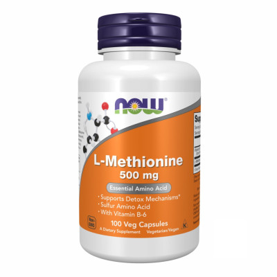 Л-метіонін, L-METHIONINE 500mg - 100 caps
