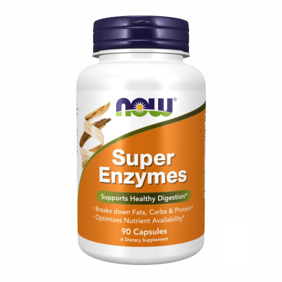 Комплекс Ензимів для підтримки травлення, Super Enzyme - 90 caps