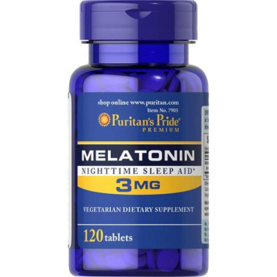 Мелатонін, Melatonin 3mg - 120 tab