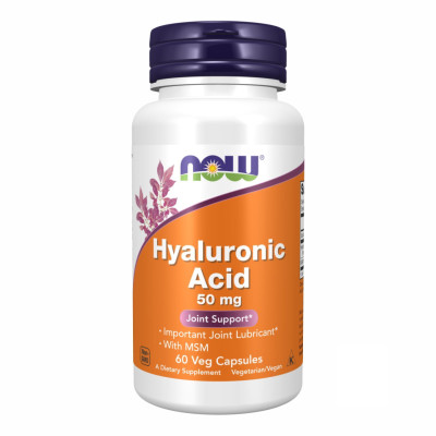 Гіалуронова кислота, Hyaluronic Acid 50 mg - 60vcaps Гіалуронова кислота, Hyaluronic Acid 50 mg - 60vcaps