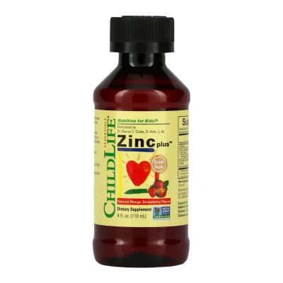 Цинк для дітей, Zinc Plus - 118ml Цинк для дітей, Zinc Plus - 118ml