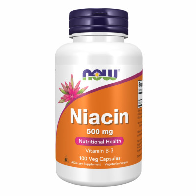 Ніацин, Niacin 500mg - 100 vcaps