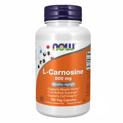 Л-карнозин, Carnosine 500mg - 100 vcaps