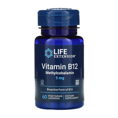 Вітамін Б12, Vitamin B12 Methylcobalamin 5 mg - 60 vcaps