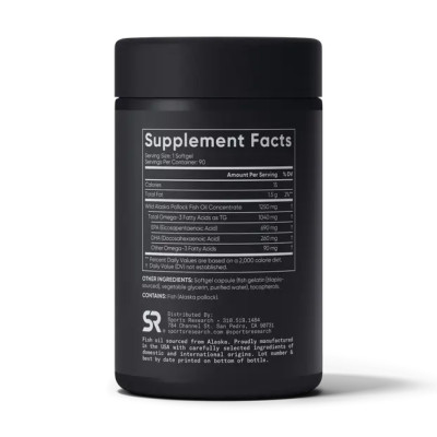 Omega-3 Fish Oil Alaska Pollock 1250mg - 90 softgels