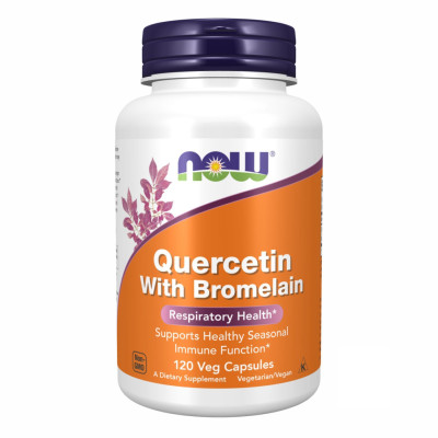 Кверцетин і бромелайн, Quercetin with Bromelain - 120 vcaps