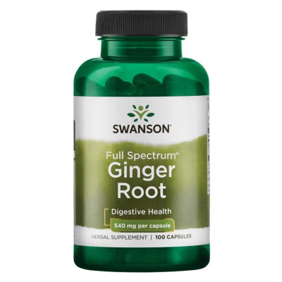 Корінь імбиру, Ginger Root 540mg - 100 caps