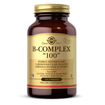 Комплекс вітамінів групи Б, B-Complex 100 - 100 tabs