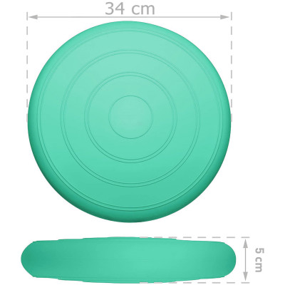 Балансувальна масажна подушка гладка EasyFit Balance Cushion Бірюзовий Балансувальна масажна подушка гладка EasyFit Balance Cushion Бірюзовий