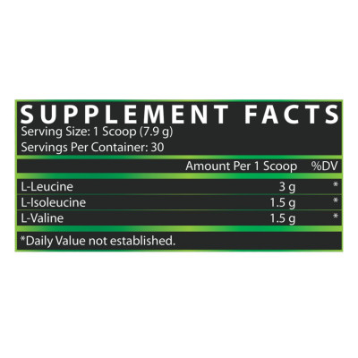 Комплекс амінокислот, BCAA 6000 - 237g Green Apple