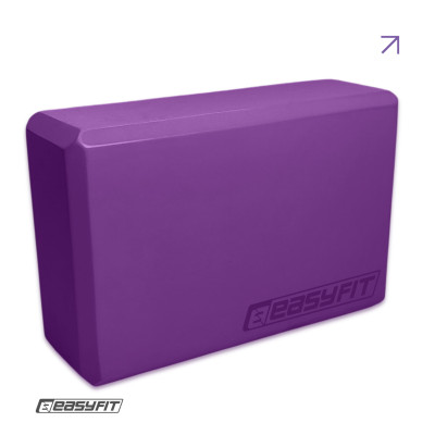 Блок для йоги EasyFit EVA Фіолетовий
